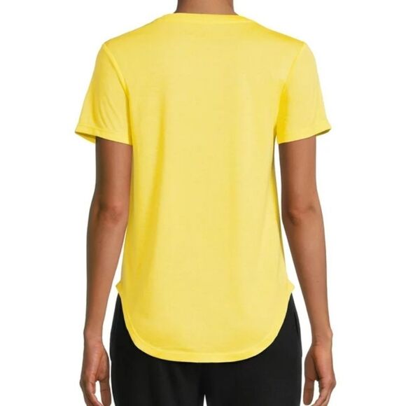 SpongeBob SquarePants Women's Yellow Graphic Crewneck Short Sleeve T-Shirt - Picture 3 of 15